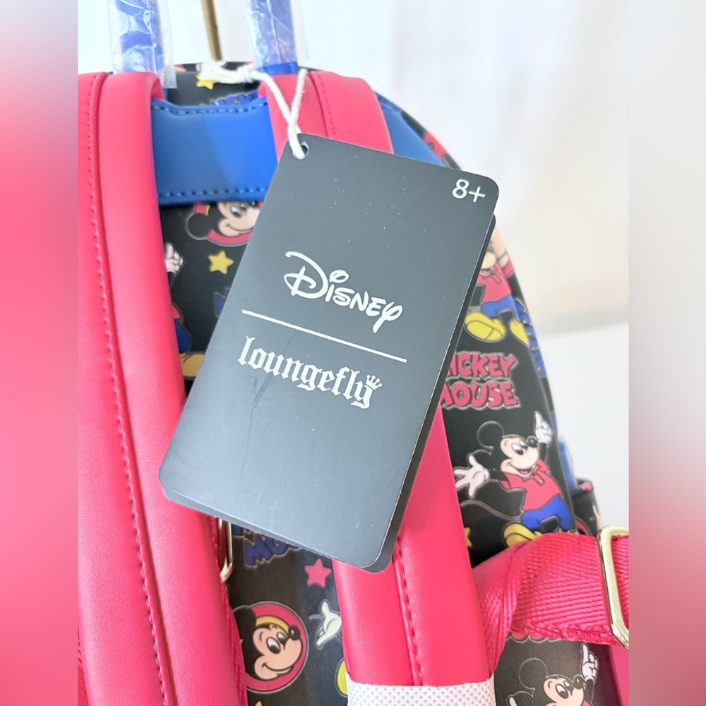NWT LOUNGEFLY Disney Mickey Mouse Kids Backpack - Picture 5 of 8